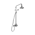 Brodware Neu England Shower Mixer Set Chrome - Metal Lever 1.8014.03.3.G1