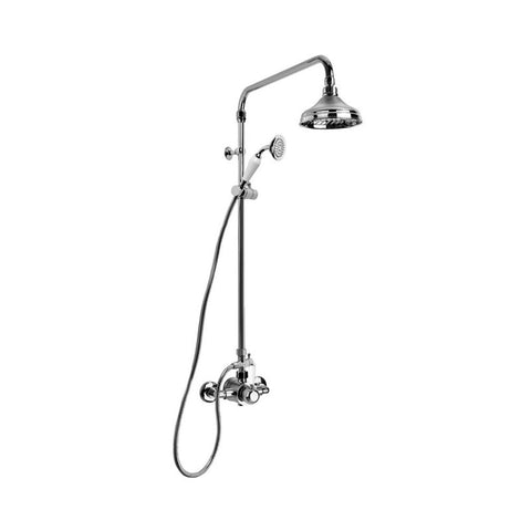 Brodware Neu England Shower Mixer Set - Chrome