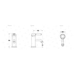 Brodware Winslow Basin Mixer Chrome - Metal Lever 1.8102.00.3.01 Specification