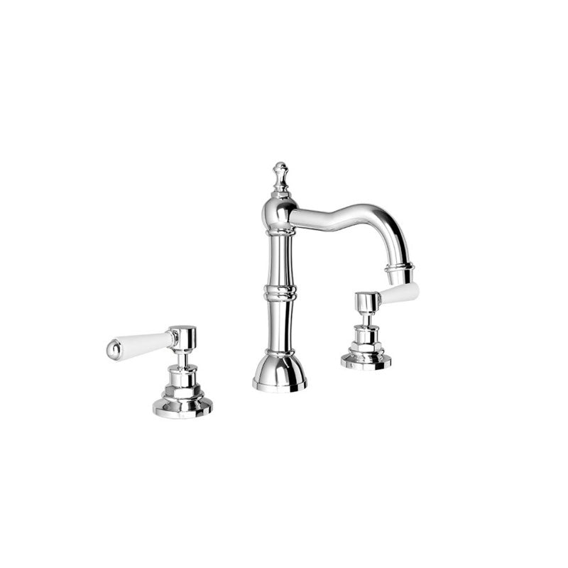 Brodware Winslow Basin Set Chrome - White Porcelain Lever 1.8100.02.4.01