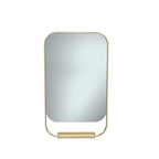 Parisi Cameo Progressive LED Mirror 600×840- Brushed Brass - CA-600-2L-BB