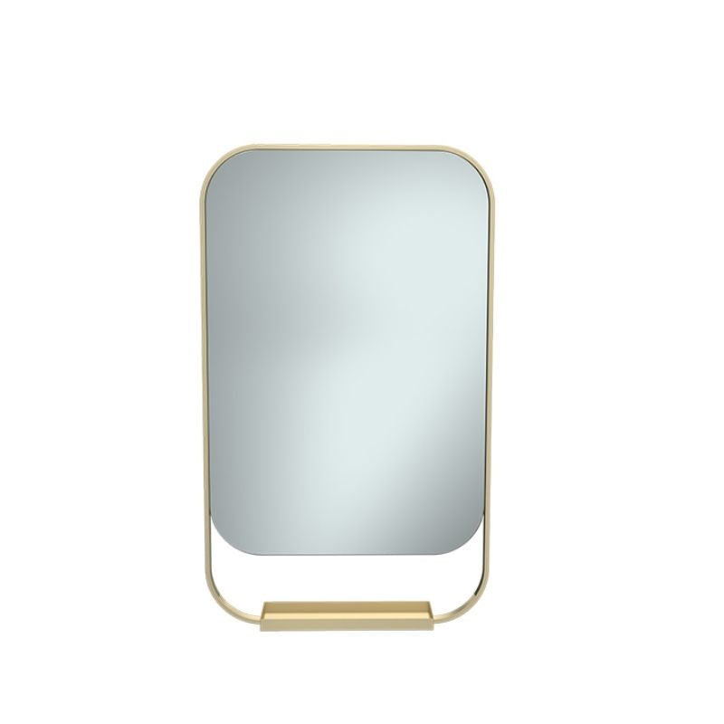 Parisi Cameo Progressive LED Mirror 600×840- Brushed Brass - CA-600-2L-BB