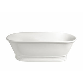 Turner Hastings Cambridge 174 TitanCast Bath - Satin Silk White