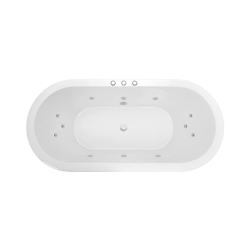 Decina Caval 1800mm Santai 12 Jets Spa Bath