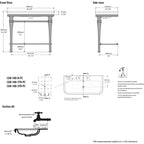 Victoria + Albert Candella 100 Basin specifications