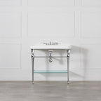 Victoria + Albert Candella 114 Washstand - 3 Tap Holes - Gloss White - CAN-114-3TH-PC