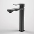 Caroma Luna Mid Basin Mixer Lead Free - Black - 68182BL6AF