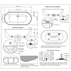 Caroma Urbane II 1600 Freestanding Bath Specification