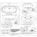 Caroma Urbane II 1600 Freestanding Bath Specification