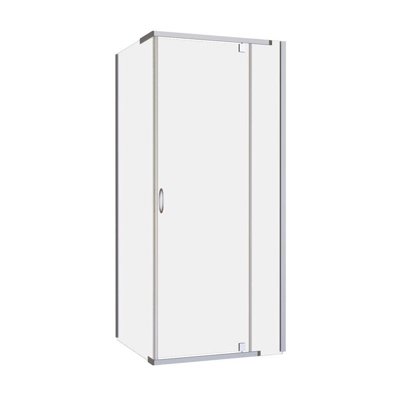 Decina Cascade 900 Square/Semi-Frameless Pivot Shower Screen