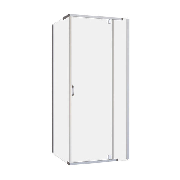 Decina Cascade 900 Square/Semi-Frameless Pivot Shower Screen