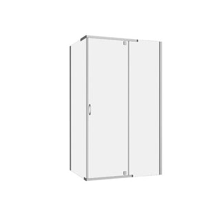 Decina Cascade 1200 Rectangle/Semi-Frameless Pivot Shower Screen