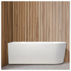 Cassa Auris Corner Back To Wall Bathtub - Left Hand Corner