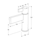 Sussex Calibre Basin Mixer - Chrome Specification