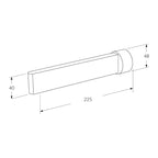 Sussex Calibre Wall Basin Outlet 225mm Specification