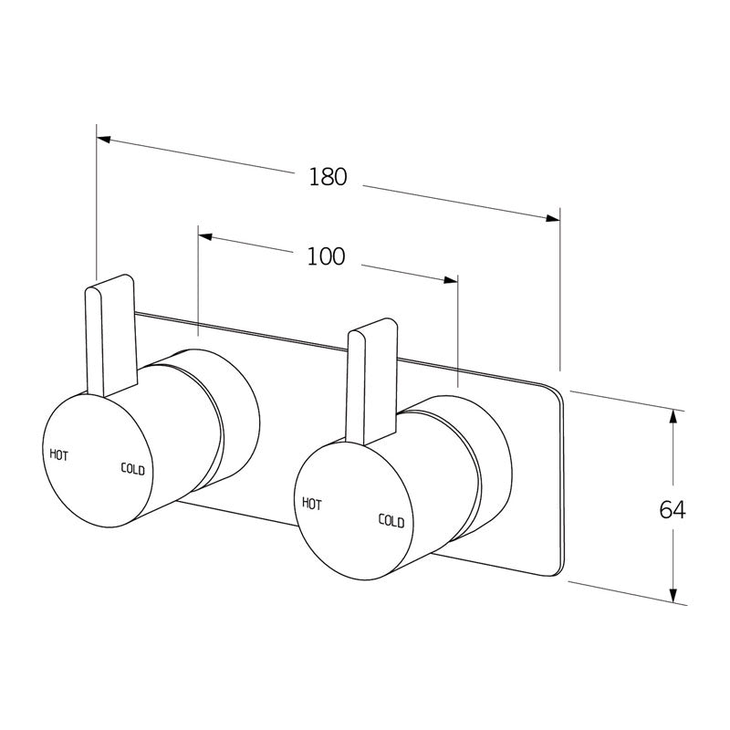 Sussex Calibre Dual Mixer System Chrome Specification