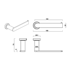 Gareth Ashton Premium Toilet Roll Holder - Black