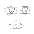 Verotti City Life Floor Mount Pan with S/Close Seat Specification