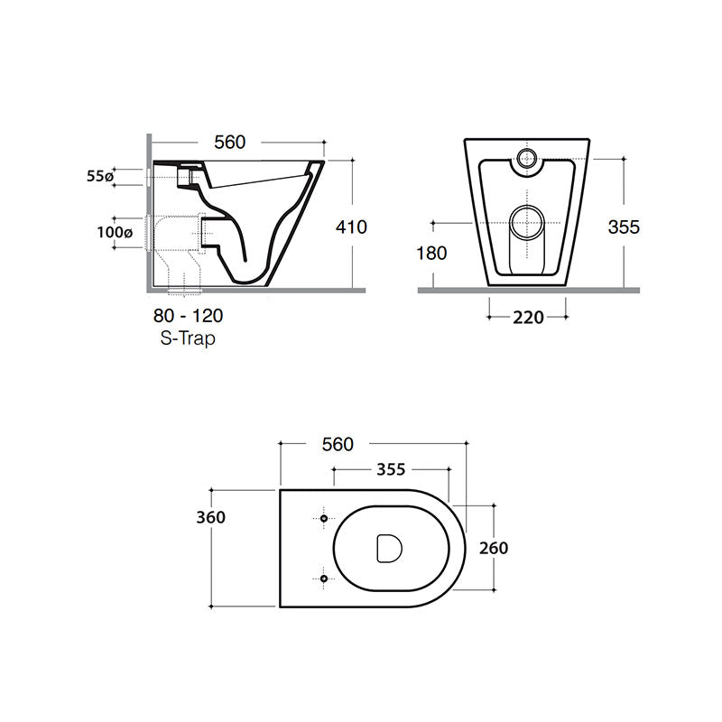 Verotti City Life Floor Mount Pan with S/Close Seat Specification