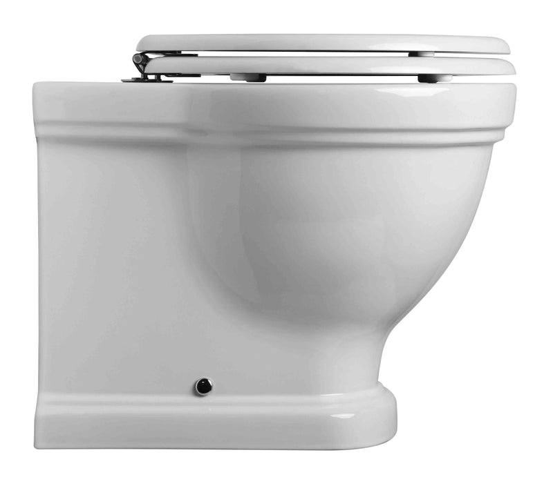 Turner Hastings Claremont Floor Mounted Pan with Soft Close Quick Release Seat
