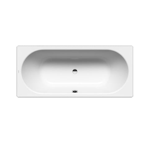 Kaldewei Classic Duo 1700mm Steel Enamel Built In Bath with Overflow - Gloss White