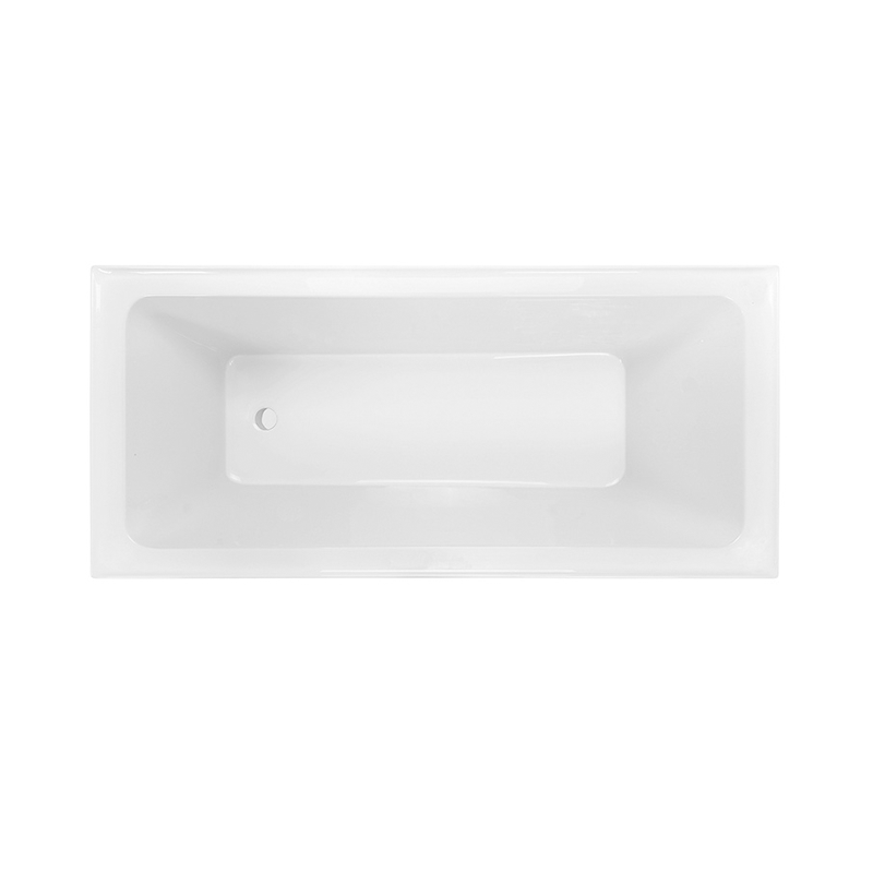 Decina Cortez 1520mm Acrylic Built In Bath - Gloss White - CO1525W