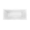 Decina Cortez 1670mm Acrylic Built In Bath - Gloss White - CO1675W