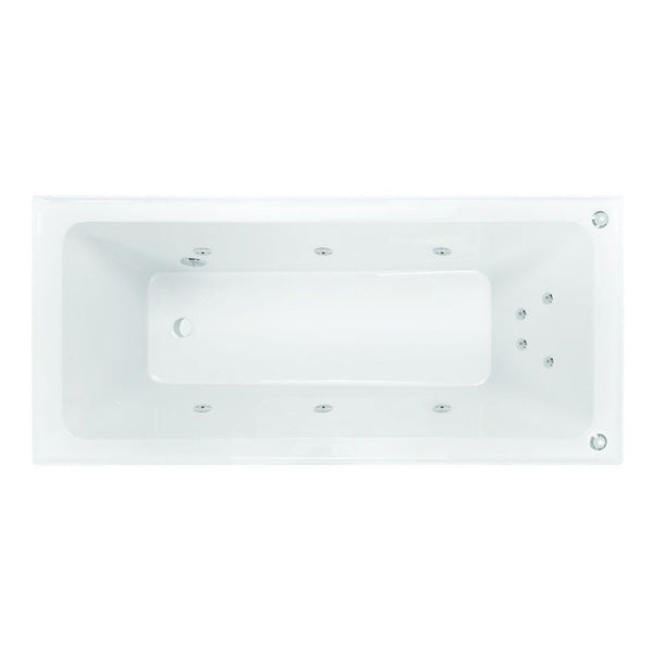 Decina Cortez 1670mm Acrylic Santai Spa Bath - Gloss White