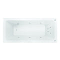 Decina Cortez 1670mm Acrylic Santai Spa Bath - Gloss White - CO1675SAN10JW