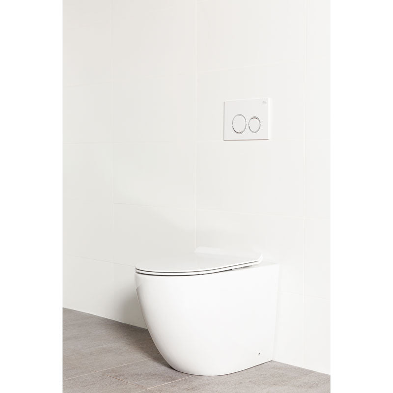 Expella Milu Odourless Crest In-Wall Floor Mounted Toilet Suite