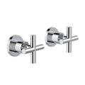 CLARK Cross Wall Top Assemblies - Chrome