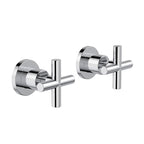 CLARK Cross Wall Top Assemblies - Chrome