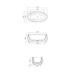 Parisi Senso Freestanding Bath Specifications