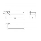 Franke Cubus Towel Arm Specification
