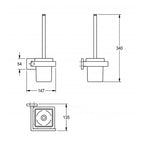 Franke Cubus Toilet Brush Holder Specification