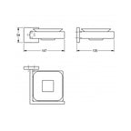Franke Cubus Soap Dish Specification
