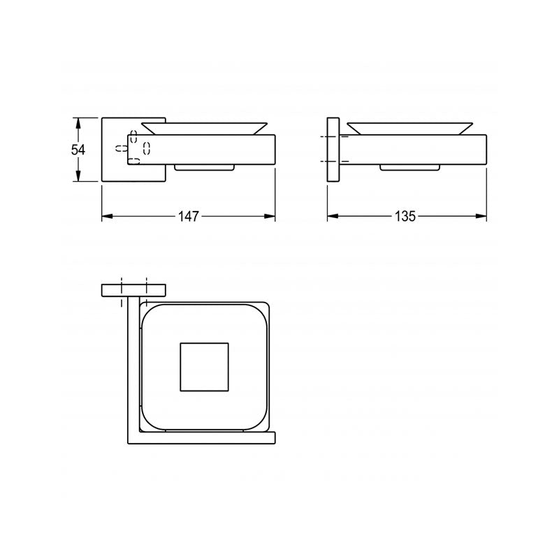 Franke Cubus Soap Dish Specification