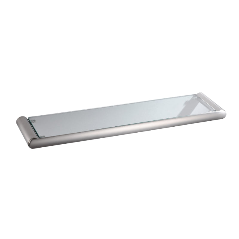 PLD Cove Glass Shelf - Chrome