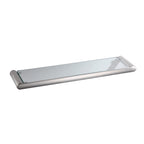 PLD Cove Glass Shelf - Chrome