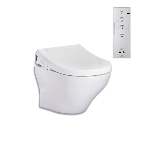 TOTO MH Wall Hung Toilet & S7 Washlet w-Remote Control