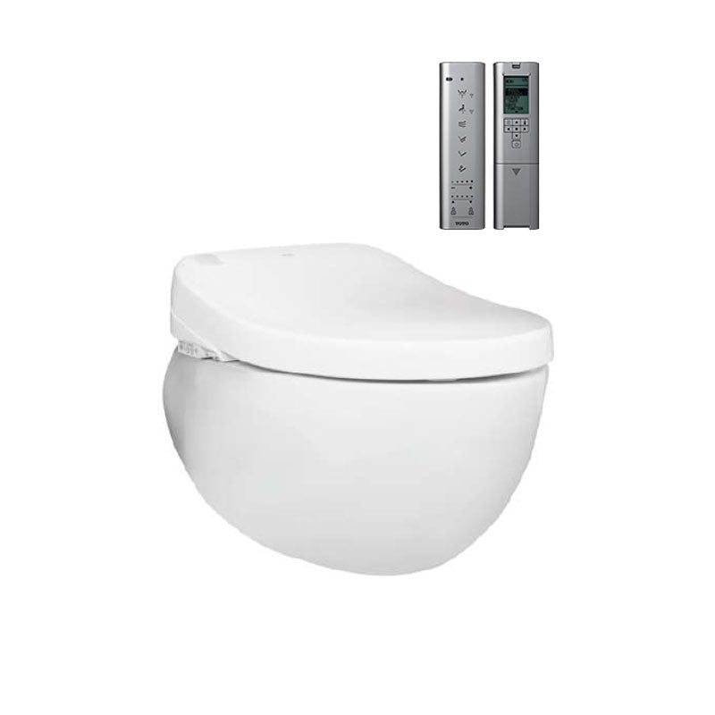 TOTO Le Muse Wall Hung Toilet and Washlet w/Remote Control