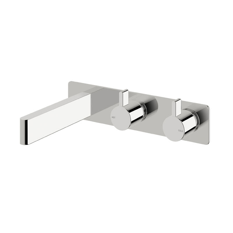 Sussex Calibre Wall Basin Mixer Outlet System 150mm Chrome