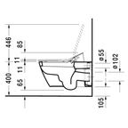 Duravit Starck 2 SensoWash Slim Wall Mount Kit