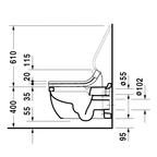 Duravit Starck 3 SensoWash Slim Wall Mount Kit