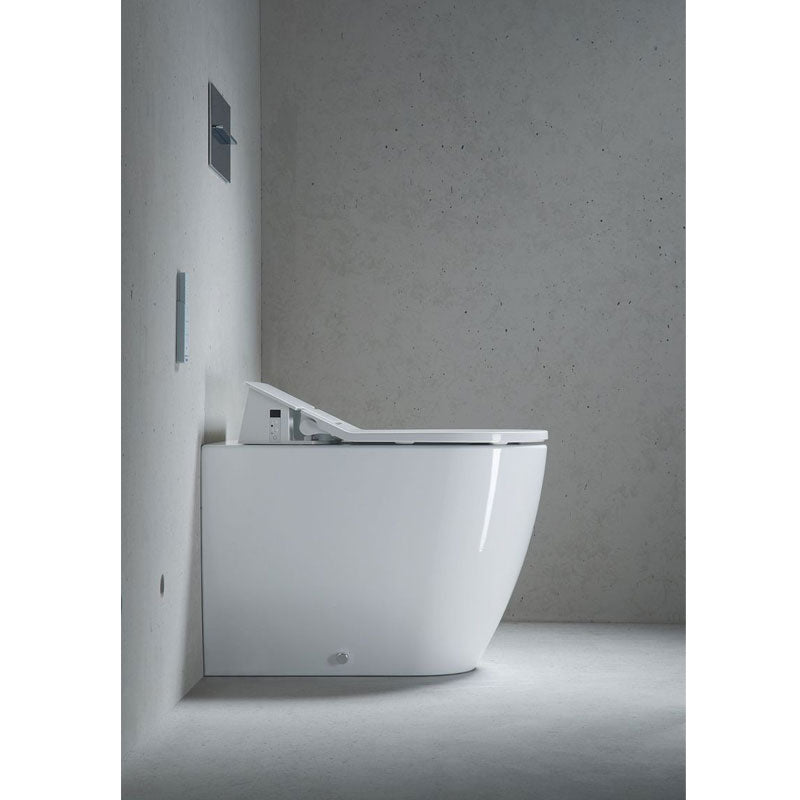 Duravit ME by Starck SensoWash Slim & HygieneGLAZE Floor Mount Toilet Lifestyle 