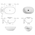 DADOquartz® Sirene Toronto Basin 550mm Specification