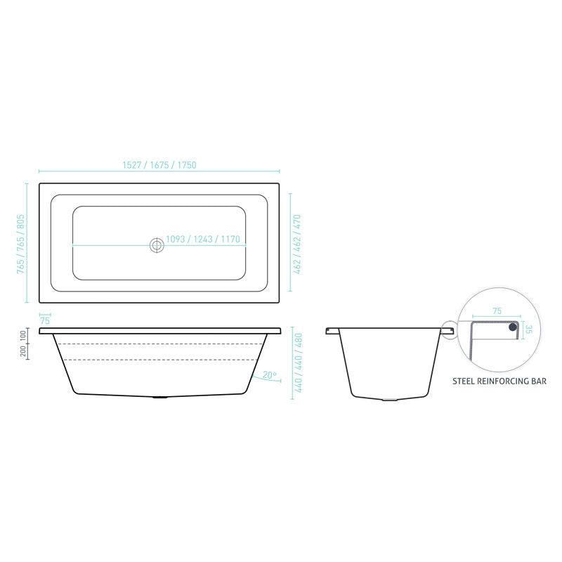 Carina Island Bath Specification