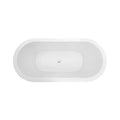 Decina Caval 1800mm Island Bath Top View