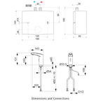 Stiebel Eltron DEM 6 Electric Instantaneous 50°C Water Heater + Sensor Tap Specification