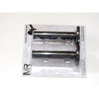 Master Rail Double End Pillars Matt Black (Pair)